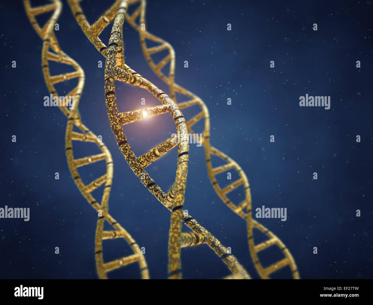 Moléculas de ADN genéticamente modificado , OMG , La Ingeniería genética Foto de stock