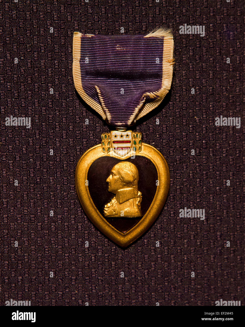 Vintage la medalla del Corazón Púrpura - EE.UU. Foto de stock