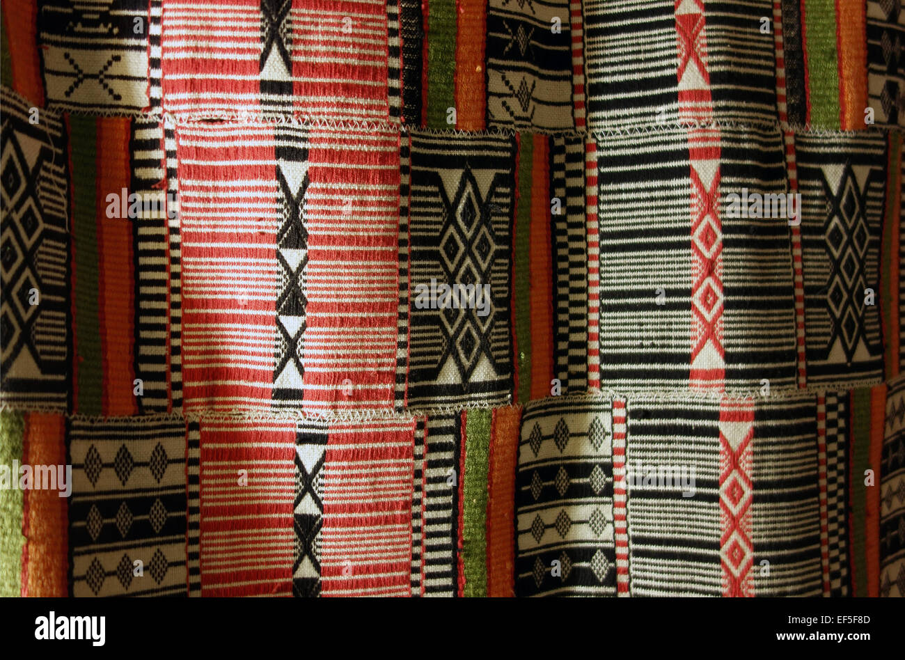 Antique tejidas a mano tejido marroquí Foto de stock