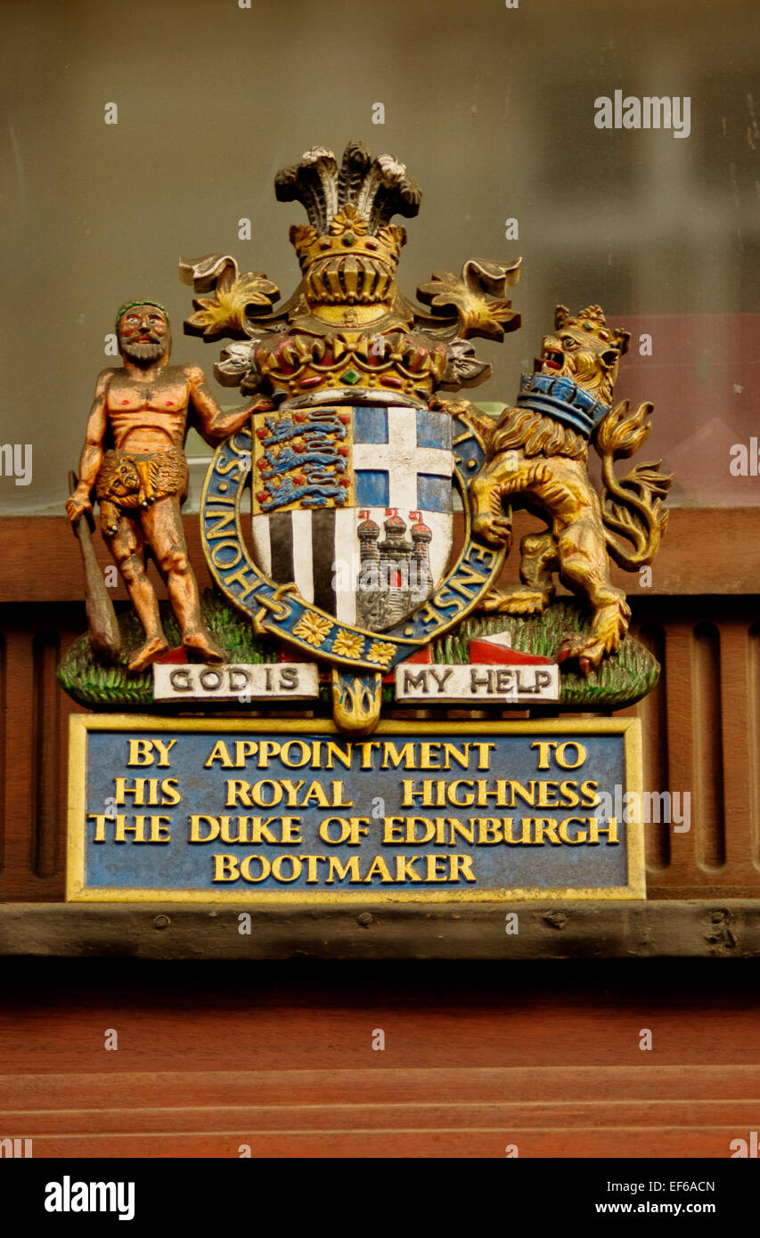 Real Cédula de St James Londres Lobb Duque de Edimburgo Foto de stock