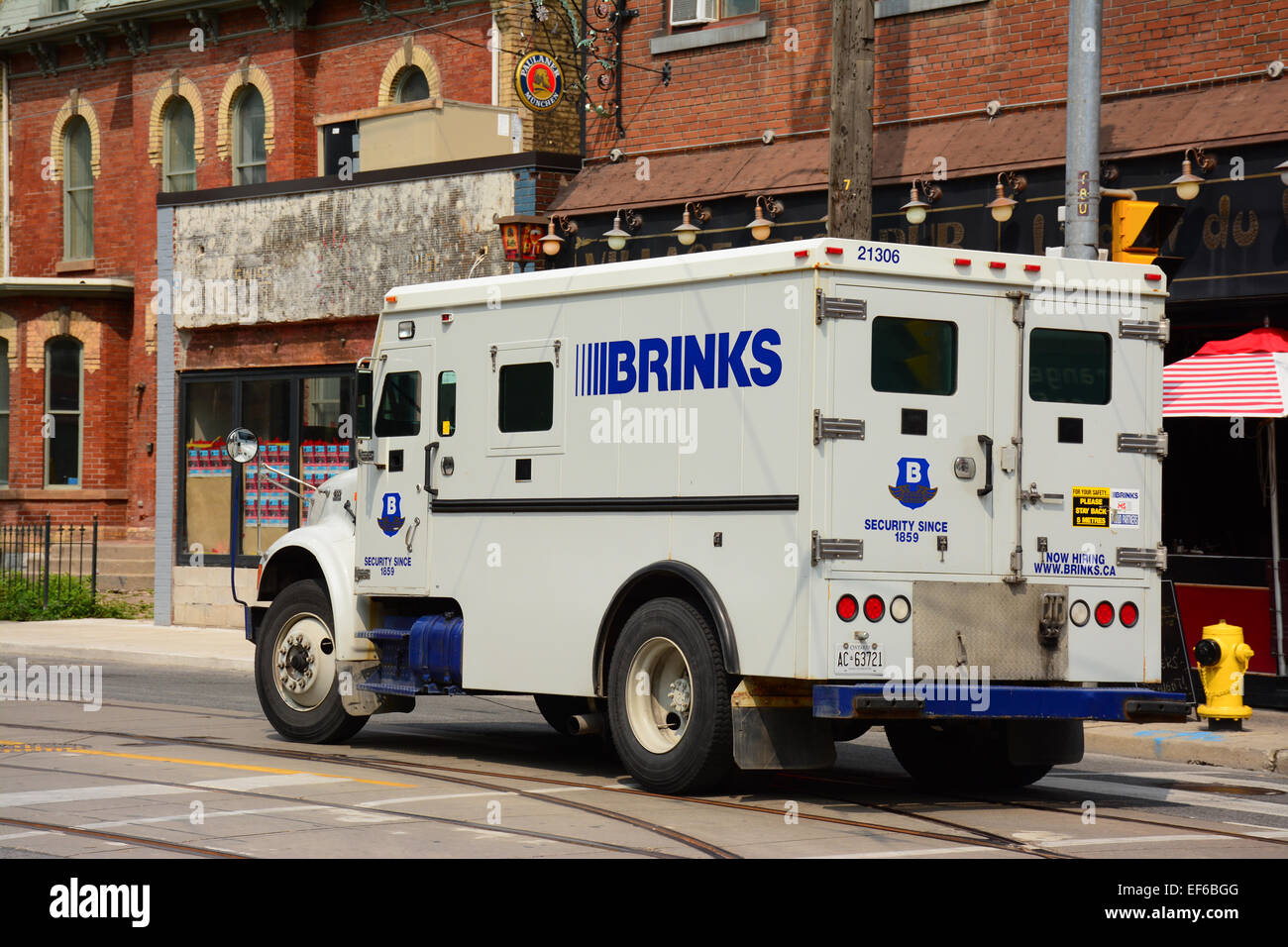 Camión de Brinks Fotografía de stock Alamy
