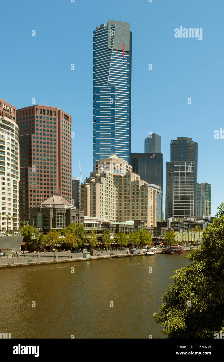 Torre Eureka, Melbourne, Victoria, Australia Foto de stock