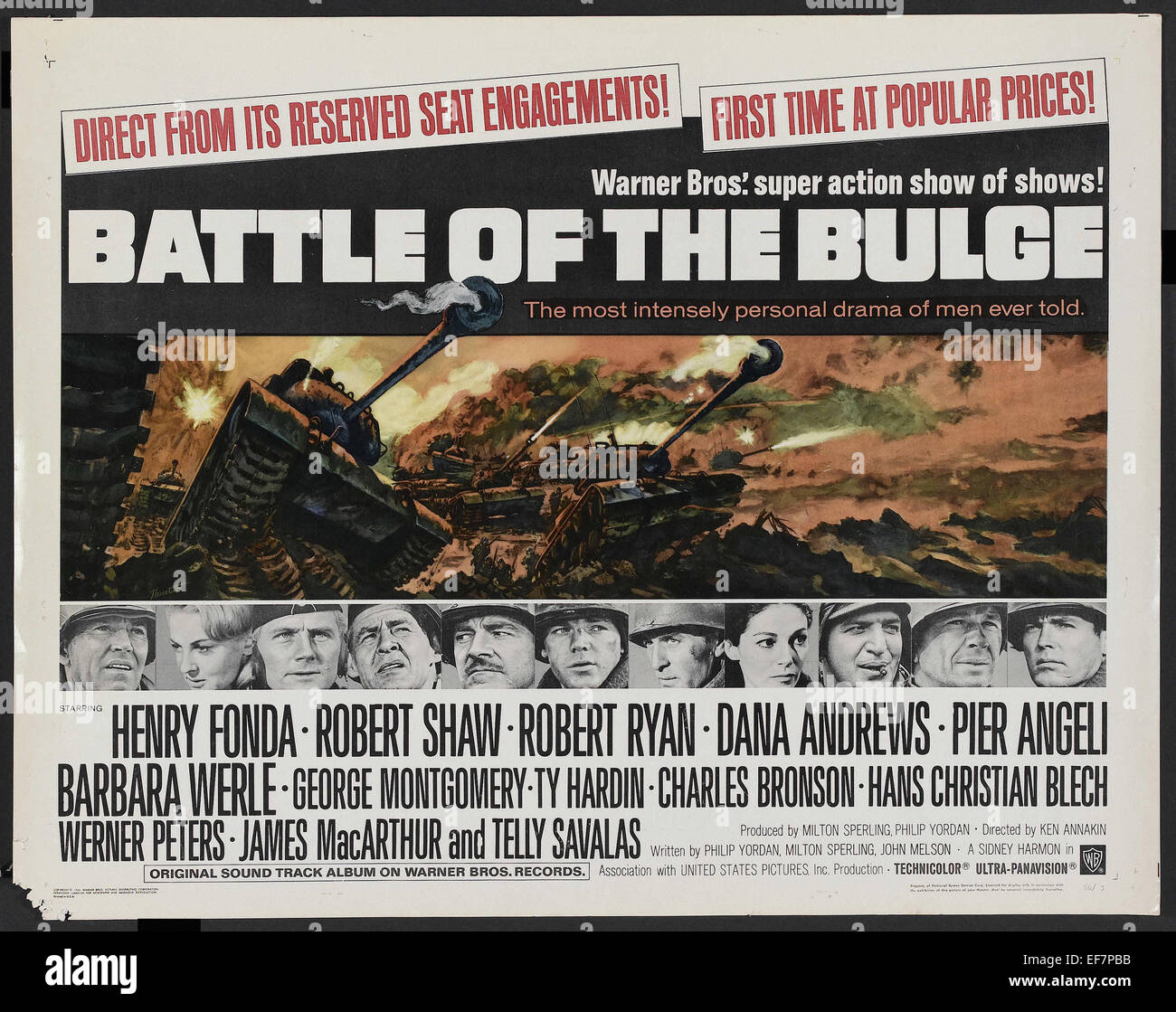 La batalla de las Ardenas - póster de película Fotografía de stock - Alamy