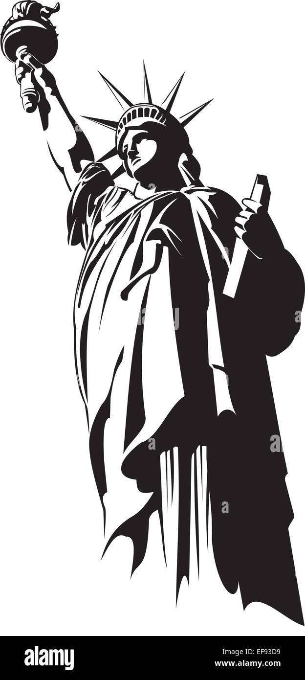 La Estatua De La Libertad Imagen Vector De Stock Alamy