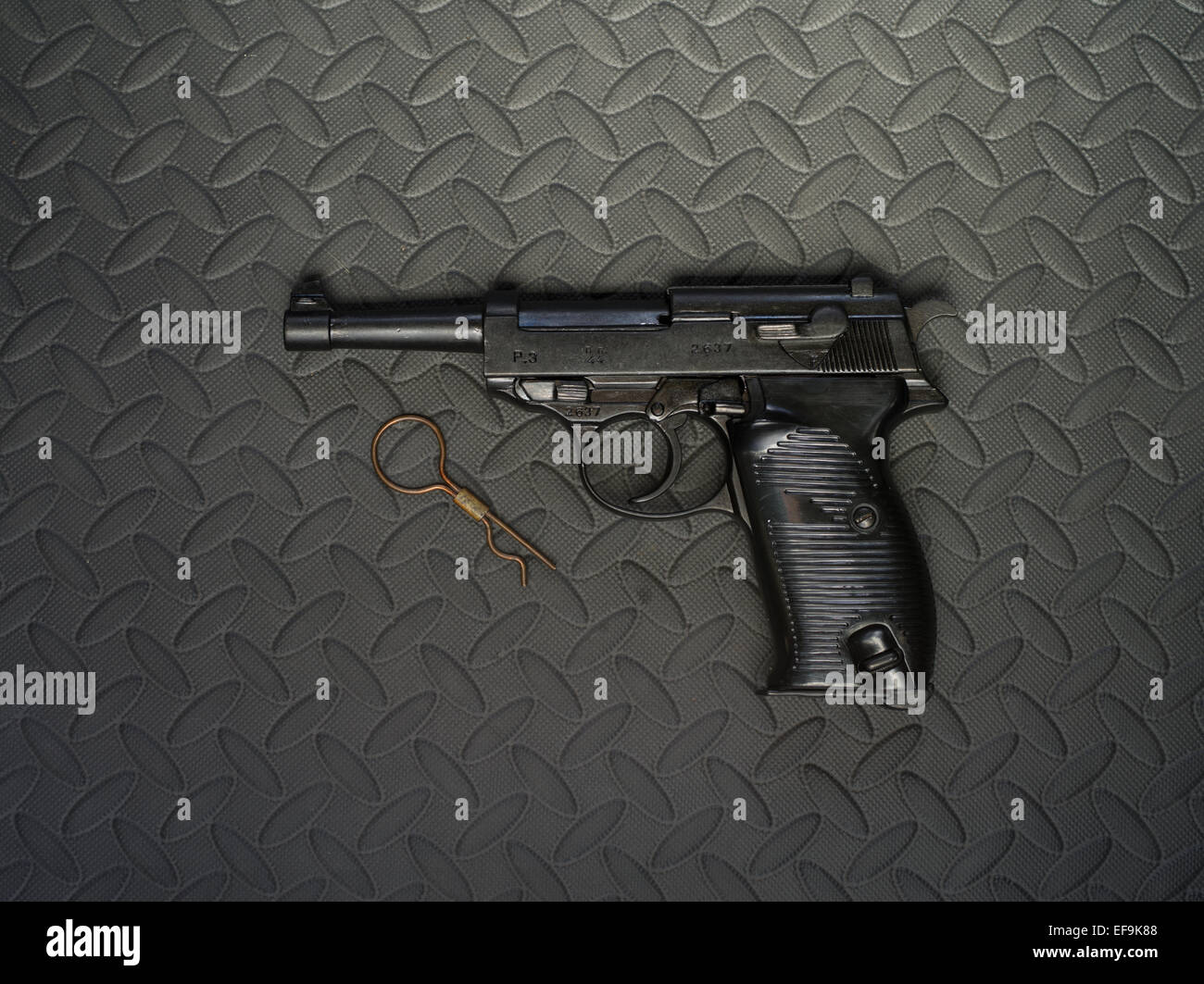 Walther P38 pistola de 9mm Foto de stock