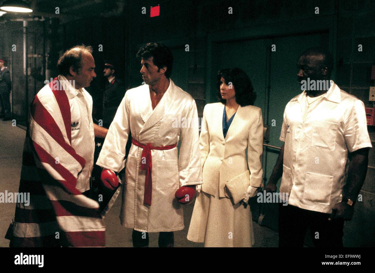 BURT YOUNG Sylvester Stallone Talia Shire Carl Weathers ROCKY IV 