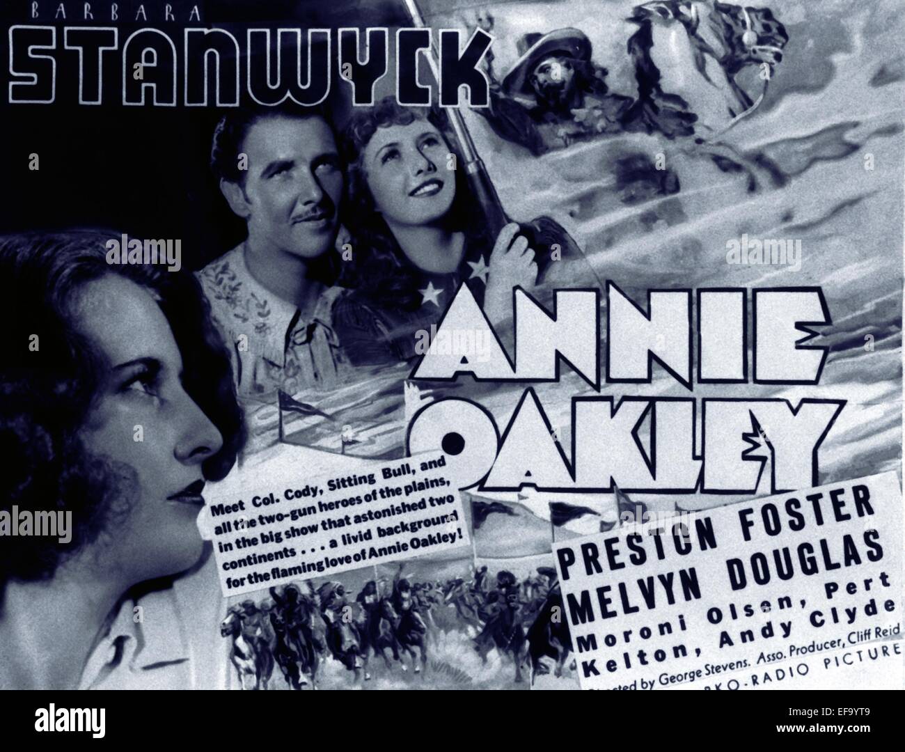 Póster de película Annie Oakley (1935 Fotografía de stock - Alamy