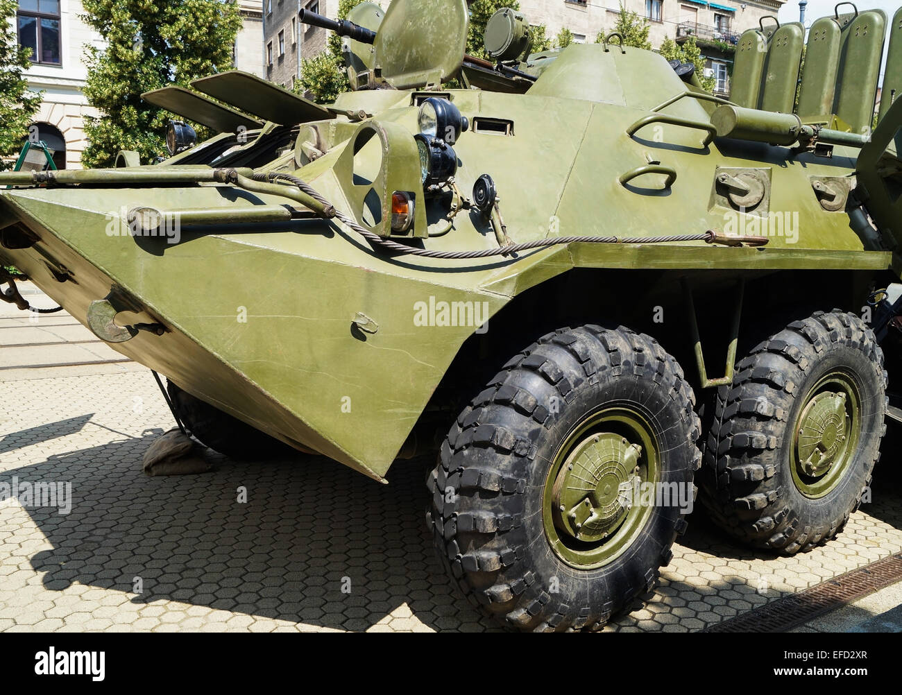 Vehículo militar ruso Foto de stock