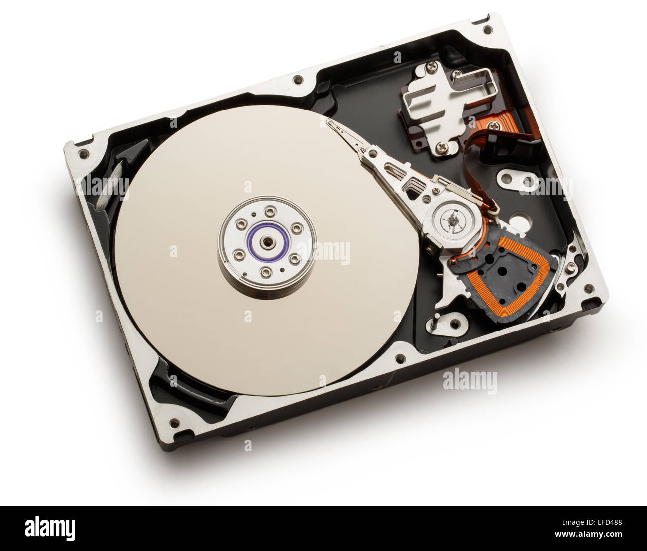 Cerca de discos duros el mecanismo interno del hardware Fotografía de stock  - Alamy