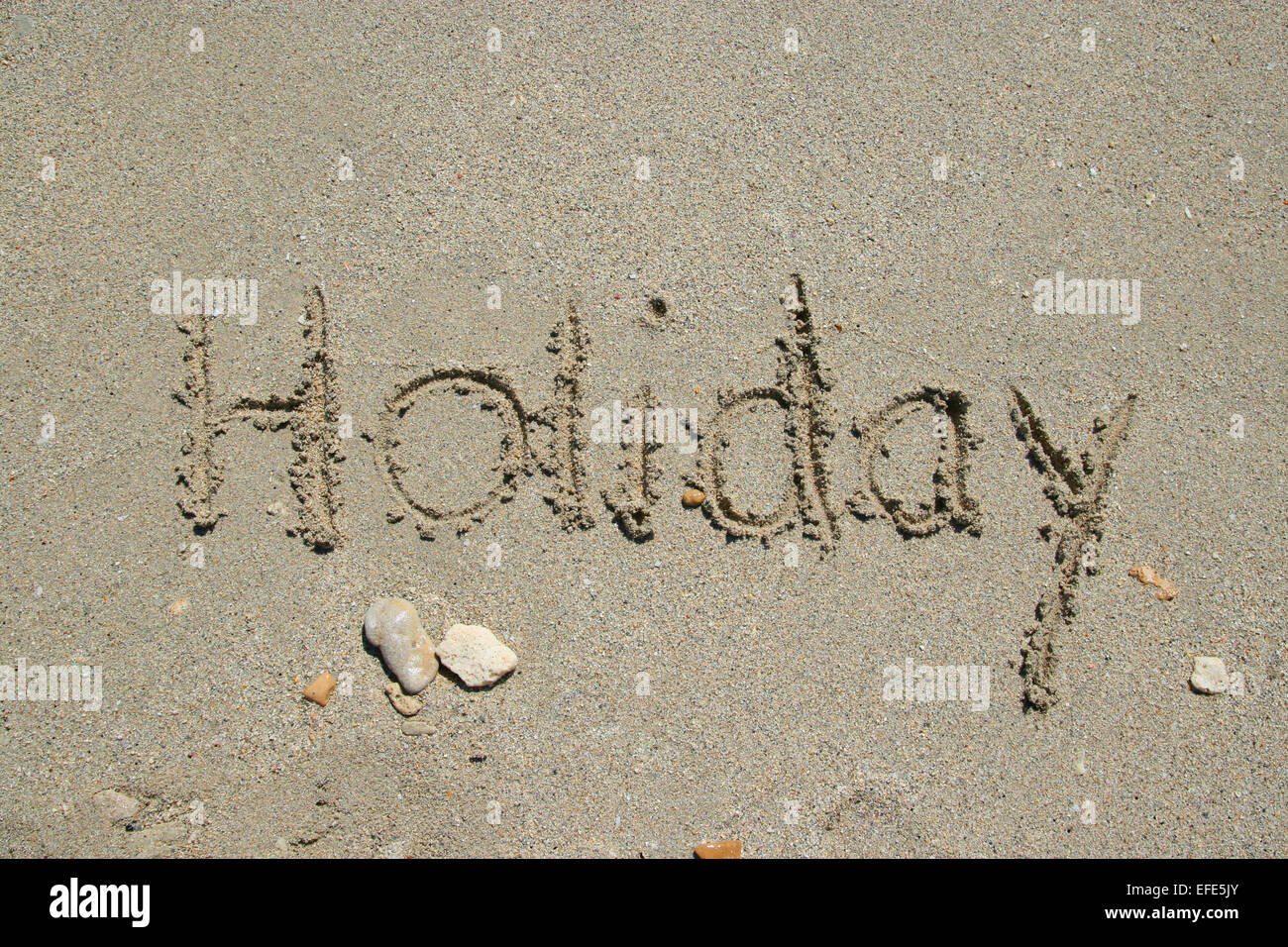 Strand Holiday Foto de stock