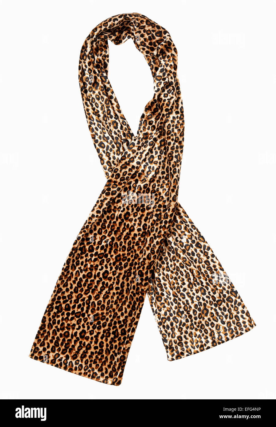 Bufanda de leopardo Foto de stock