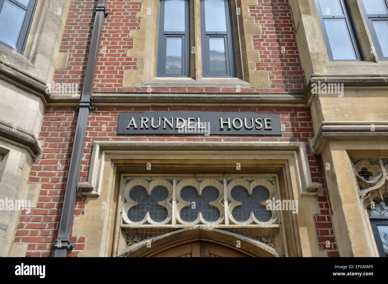 Arundel House Casa del Instituto Internacional de Estudios Estratégicos, Templo, Londres, Reino Unido. Foto de stock