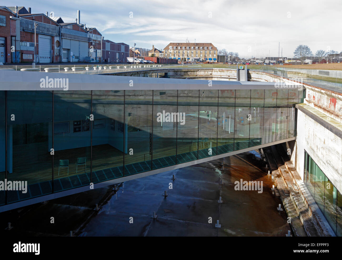 Museo Marítimo Danés, M/S Museet for Søfart, Elsinore / Helsingør, Dinamarca. M/s Museo Marítimo de Dinamarca, Arquitecto Bjarke Ingels Group BIG. Foto de stock