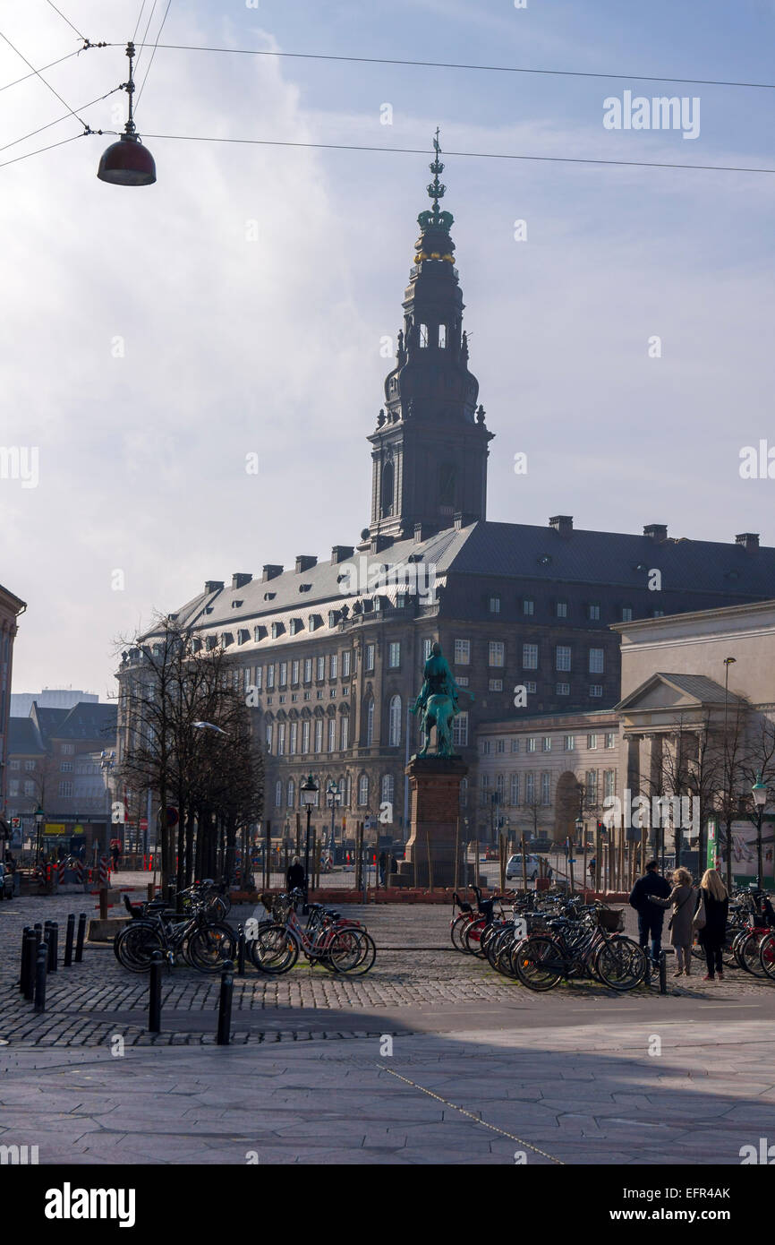 Christiansborg Palace, Copenhague, Dinamarca Foto de stock