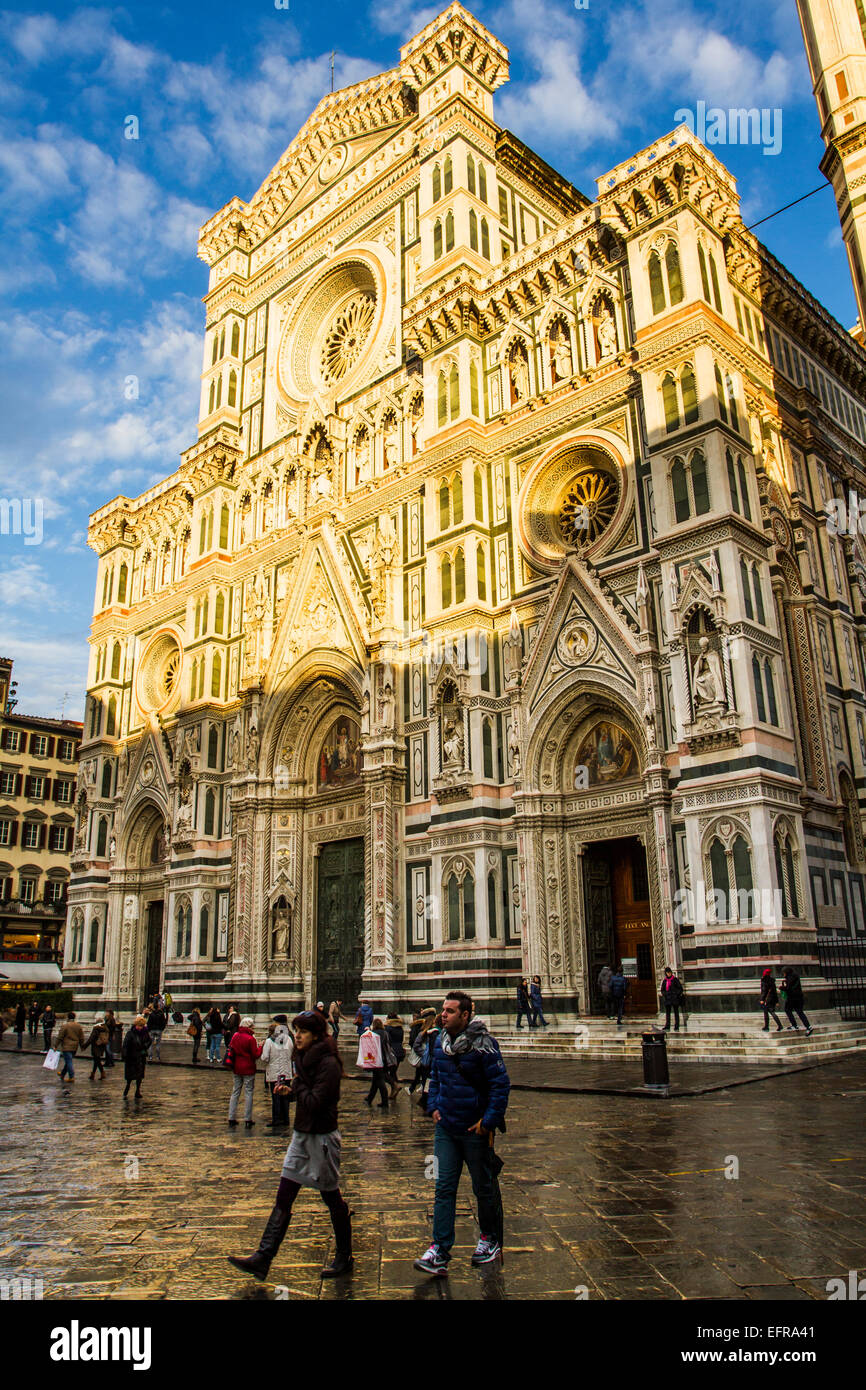 La Catedral de Florencia (Basilica di Santa Maria del Fiore). Florencia, Provincia de Florencia, Italia. Foto de stock