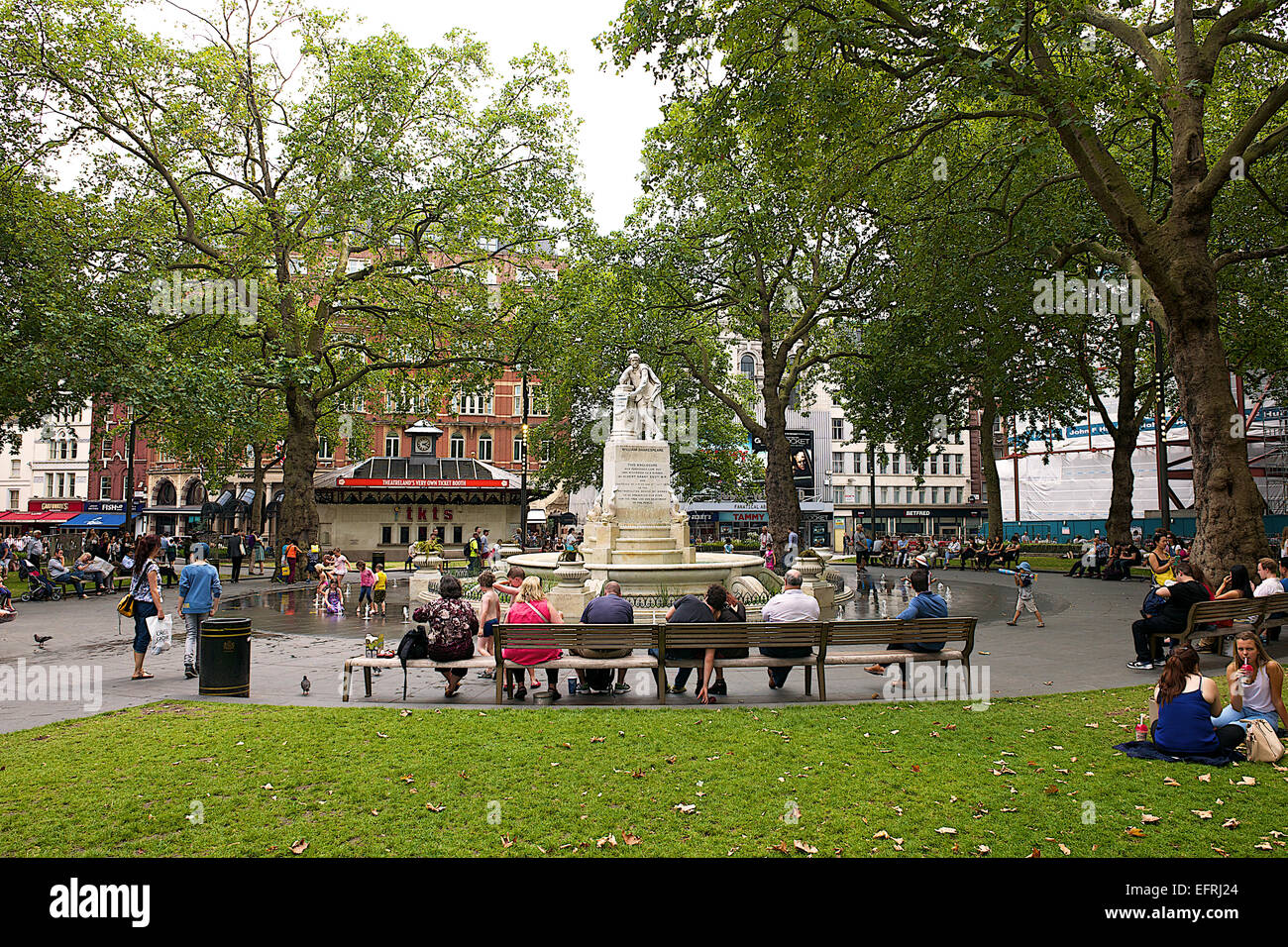 Leicester Square, Londres, Reino Unido. Foto de stock