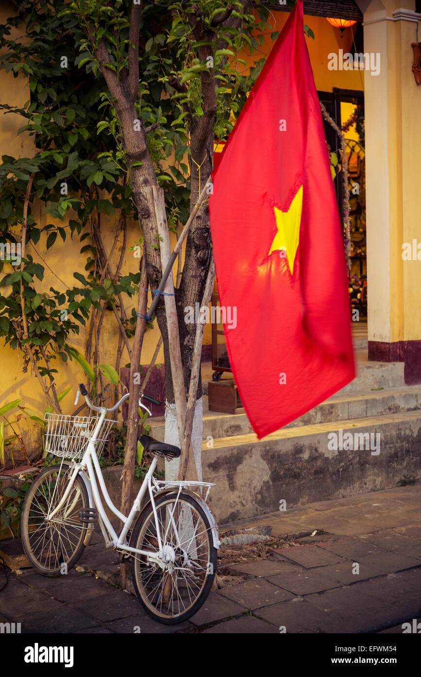 Edificio antiguo, Hoi An, Vietnam. Foto de stock