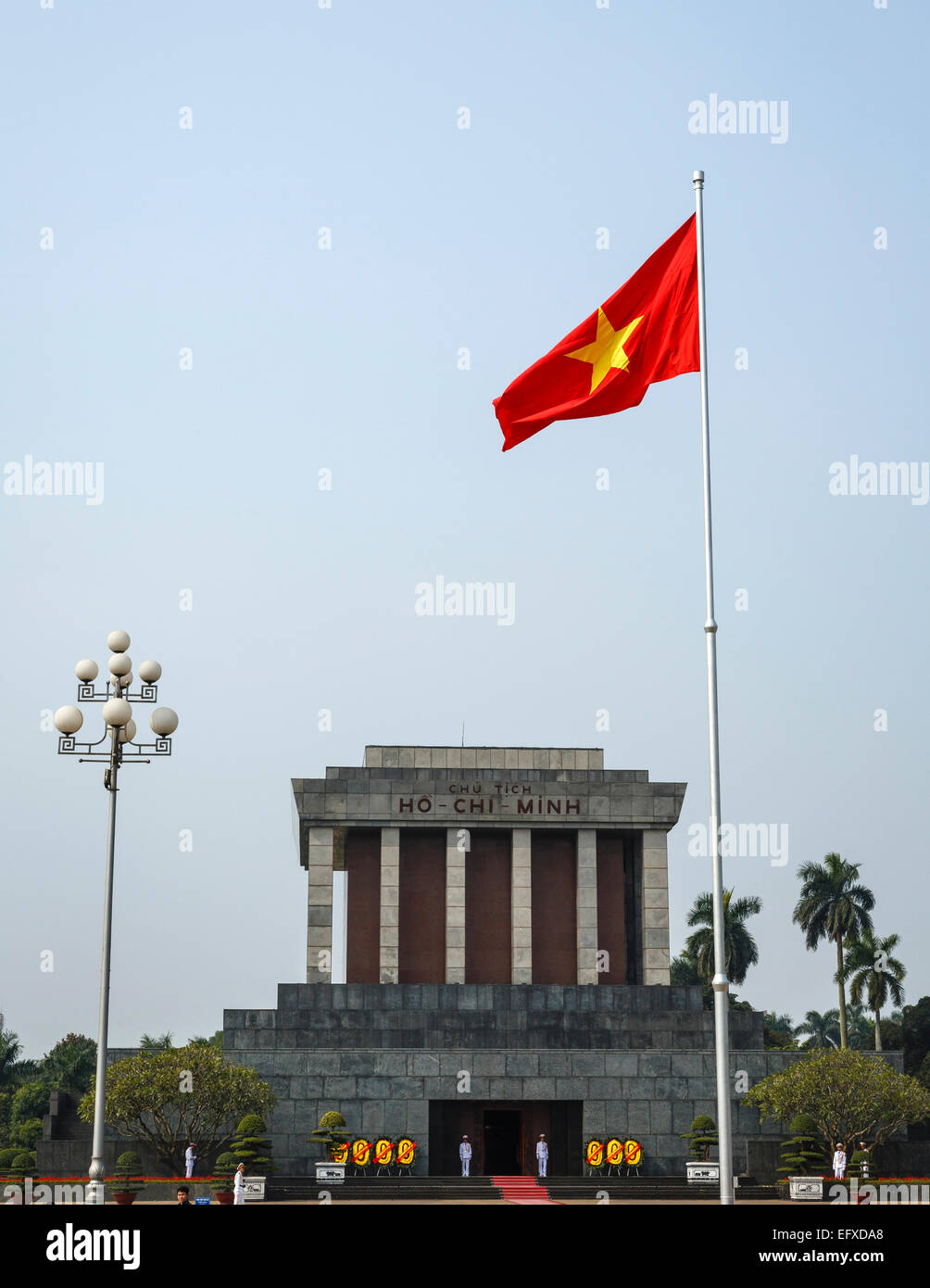 Mausoleo de Ho Chi Minh, Hanoi, Vietnam. Foto de stock