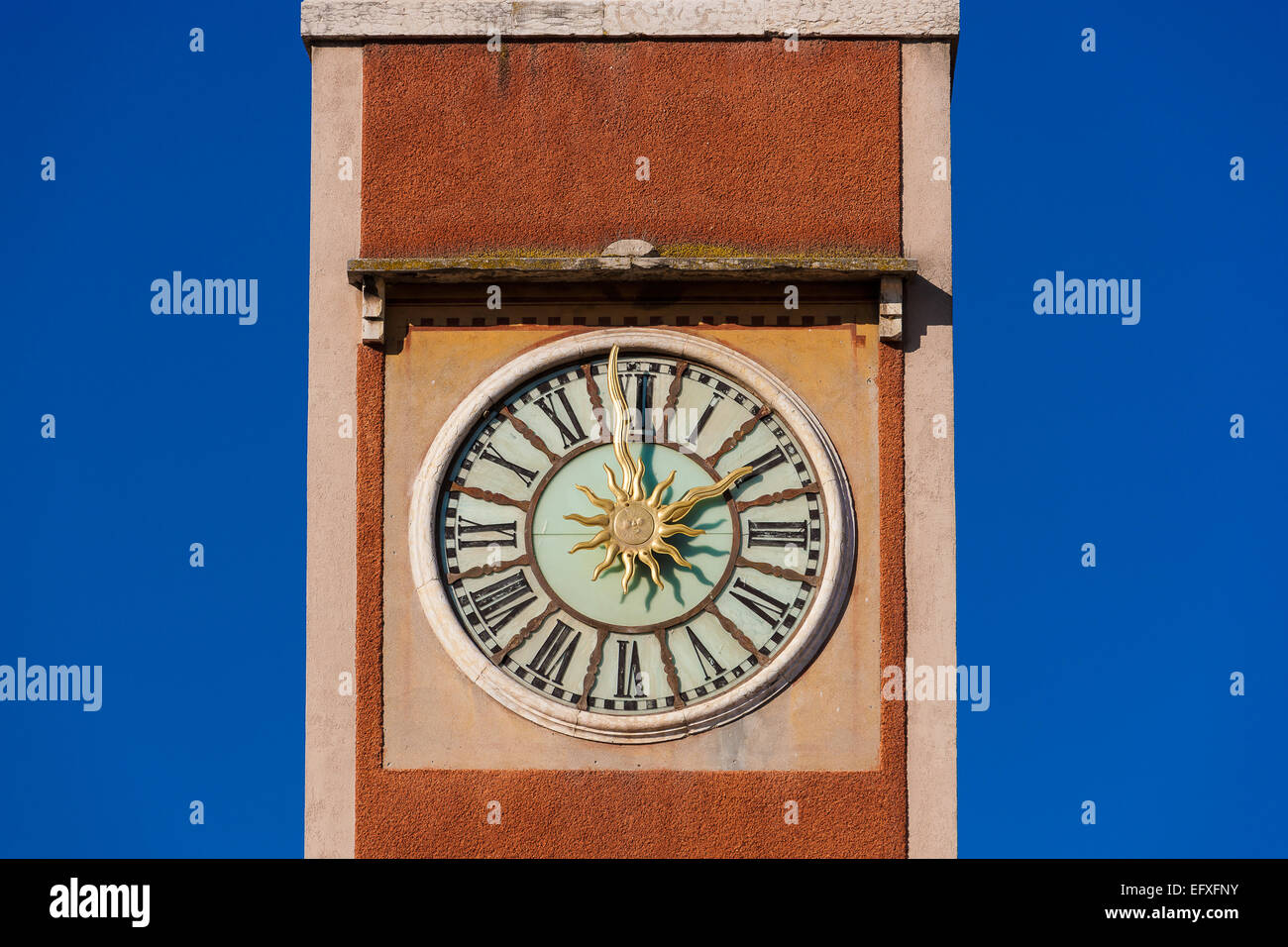 Marostica / Piazza degli Scacchi / Palazzo del Doglione / Plaza de ajedrez Foto de stock