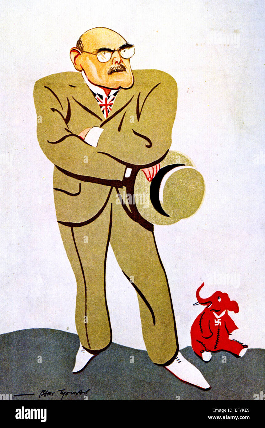 RUDYARD KIPLING (1865-1936) escritor inglés en una caricatura de 1920  Fotografía de stock - Alamy