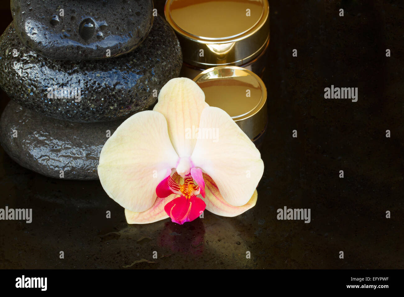 Tratamiento de spa de orquídeas Fotografía de stock - Alamy