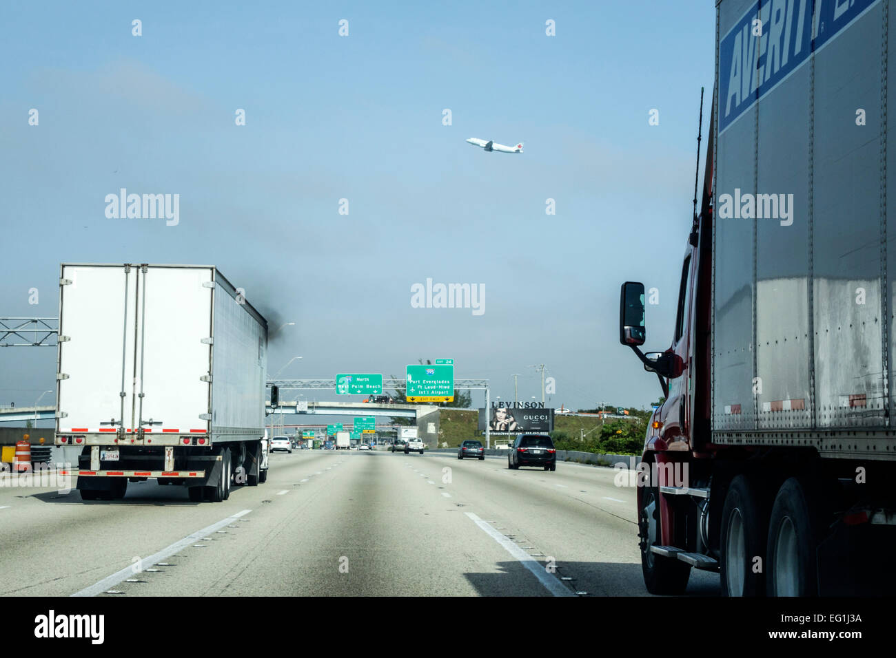 Fort Ft. Lauderdale Florida, carretera interestatal Ruta 95 I95