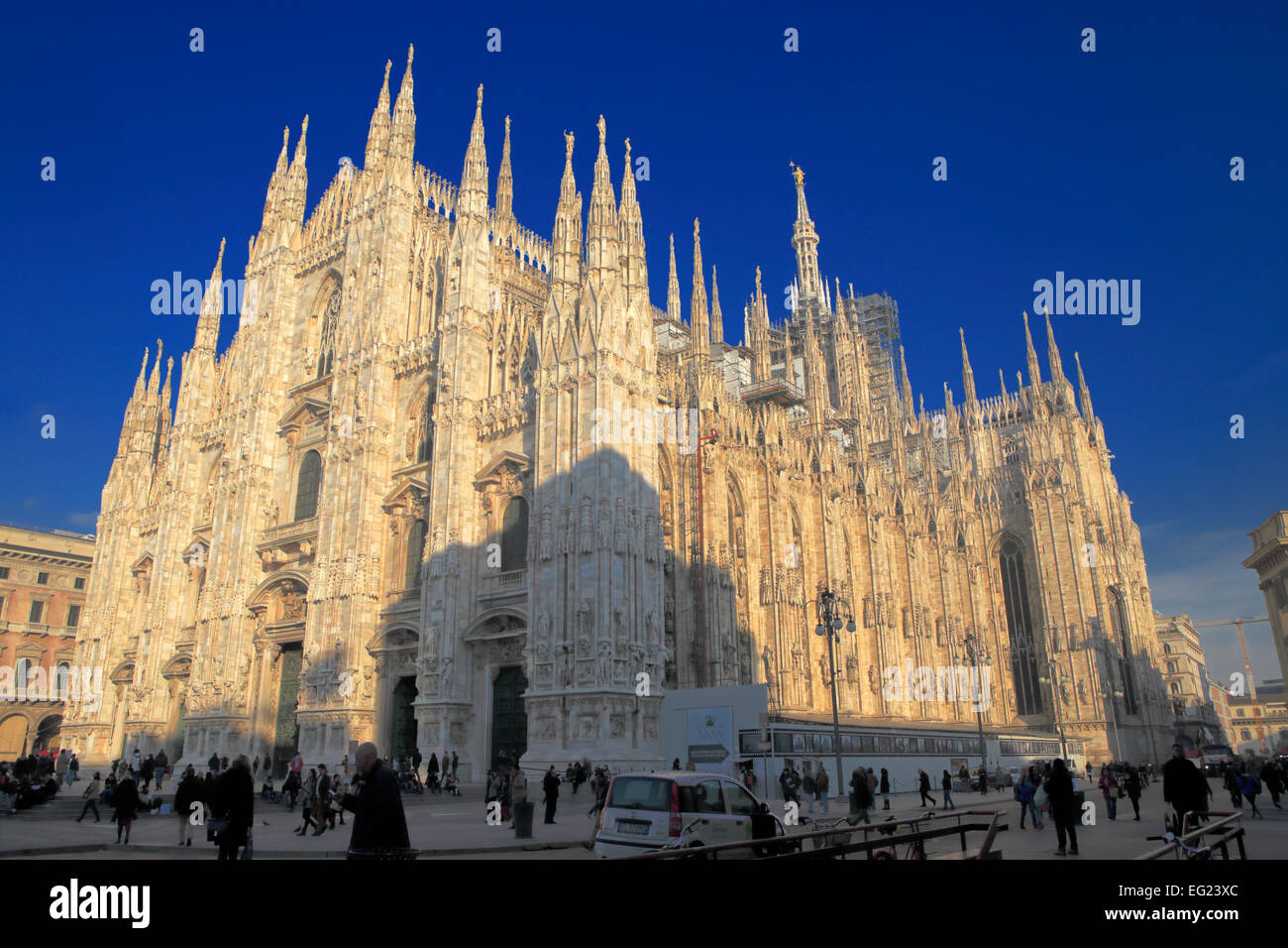 La Catedral de Milán, Milán, Lombardía, Italia Foto de stock