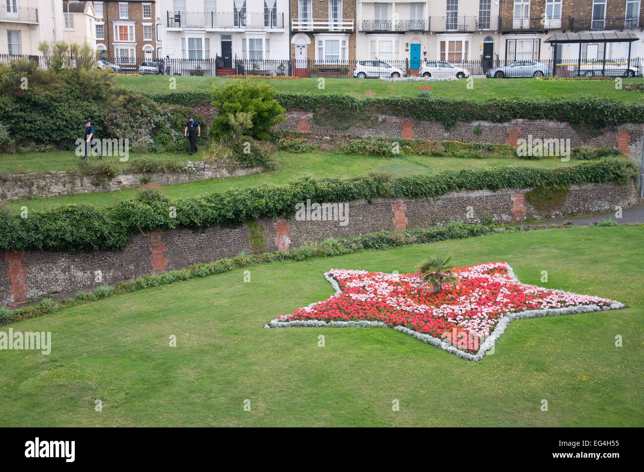 Jardines de invierno, Margate, Inglaterra Foto de stock