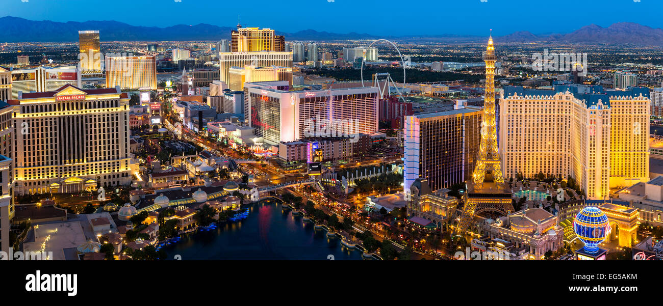 Las Vegas Skyline Foto de stock