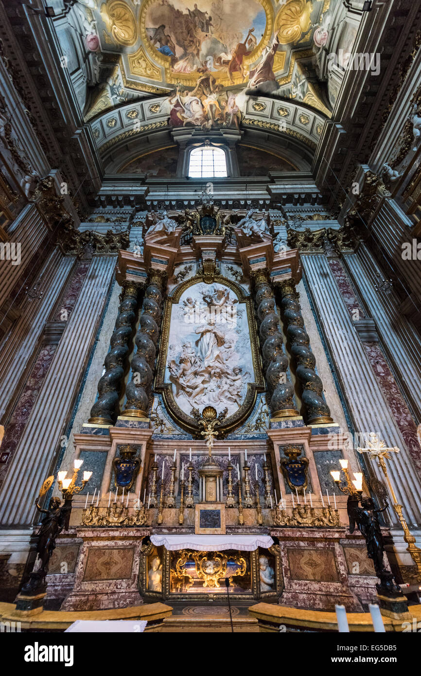 Roma. Italia. Iglesia de San Ignacio de Loyola en el Campus Martius