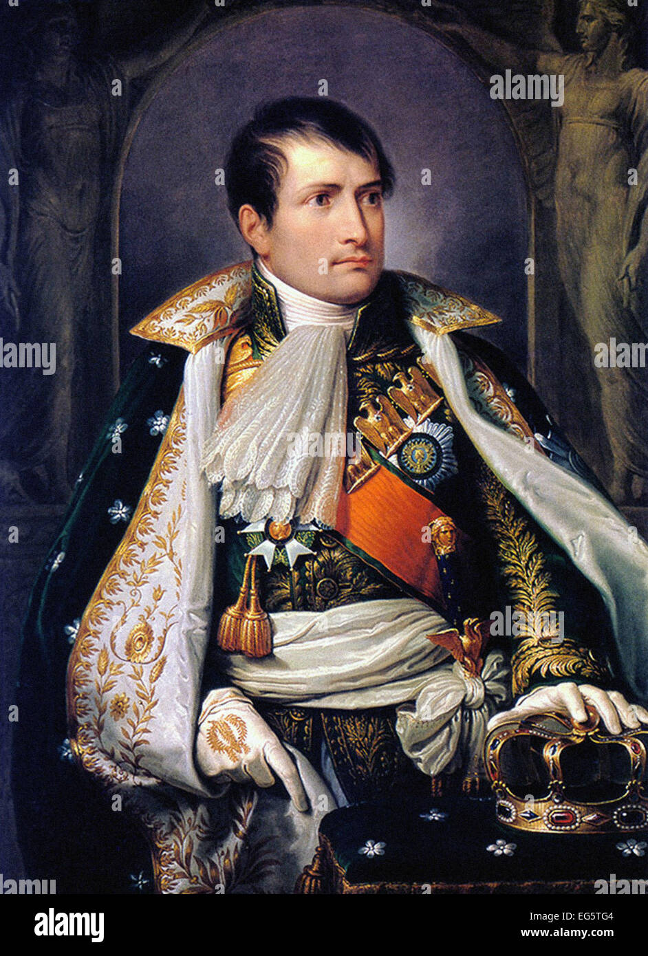 Andrea Appiani Napoleón, Rey de Italia Foto de stock