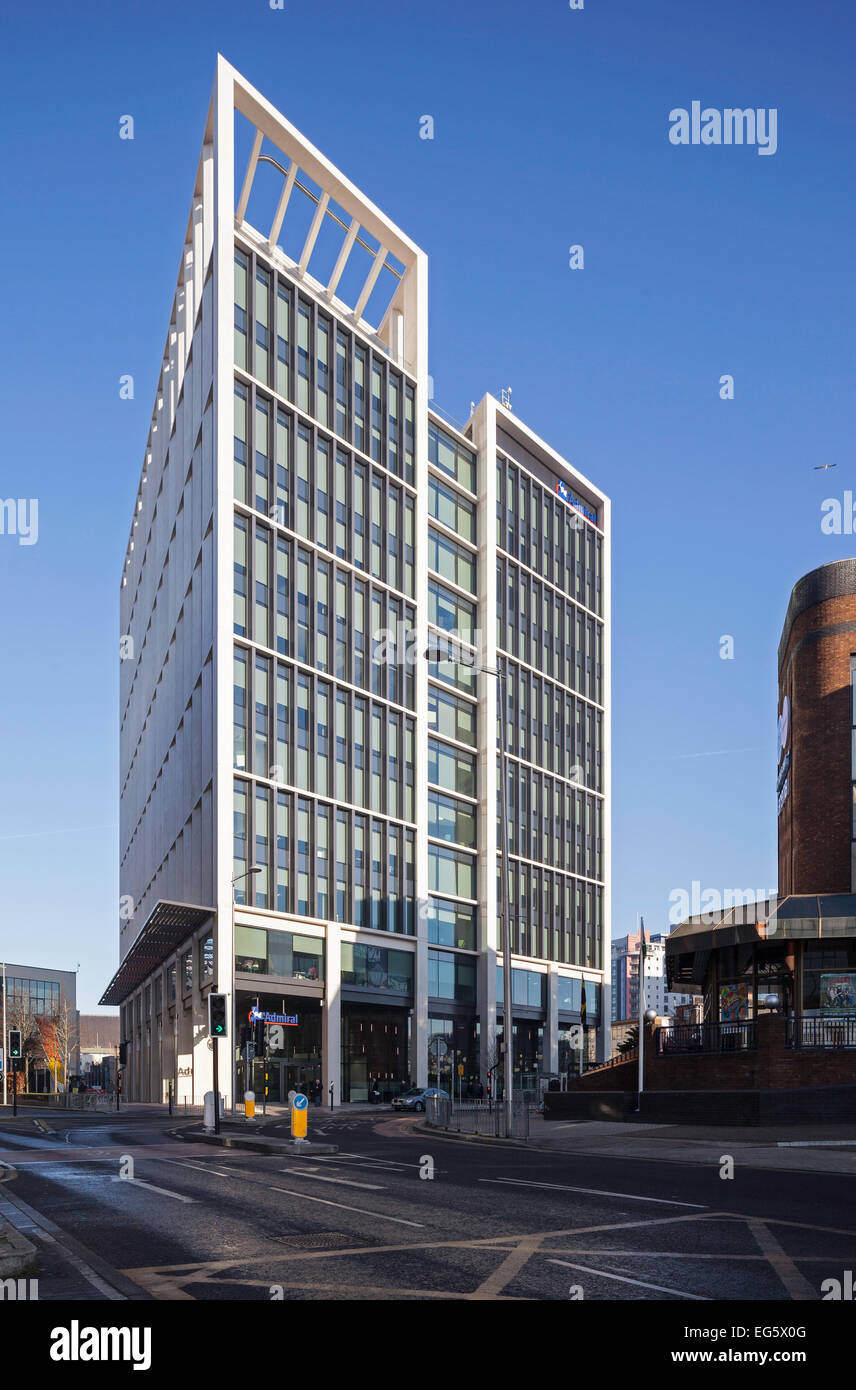 Nuevo edificio de la sede de Admiral Seguros, Cardiff, Gales, Reino