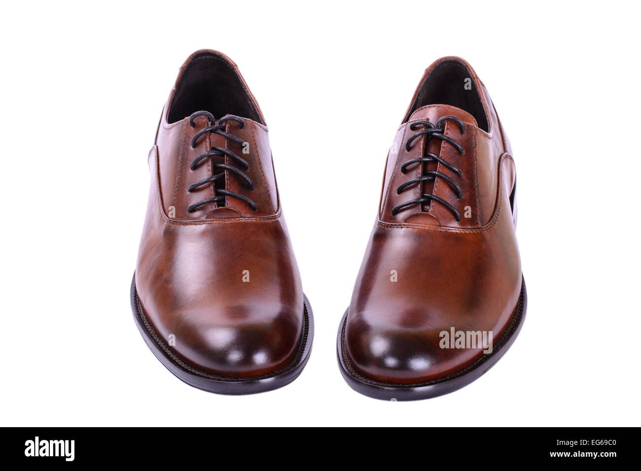 Brown zapatos para hombres estilo empresarial Fotografía de stock - Alamy