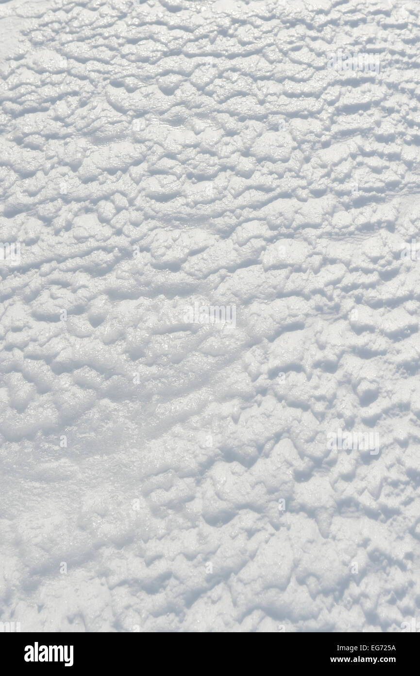 Patrón de hielo nieve congelada resumen Foto de stock