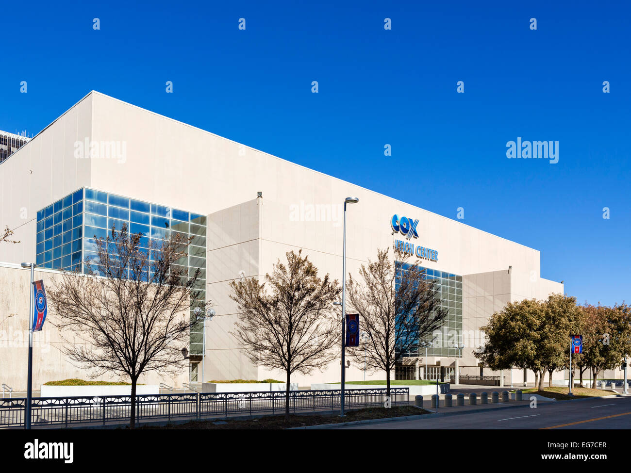 Cox Convention Center en el centro de la ciudad de Oklahoma City, Oklahoma, EE.UU. Foto de stock