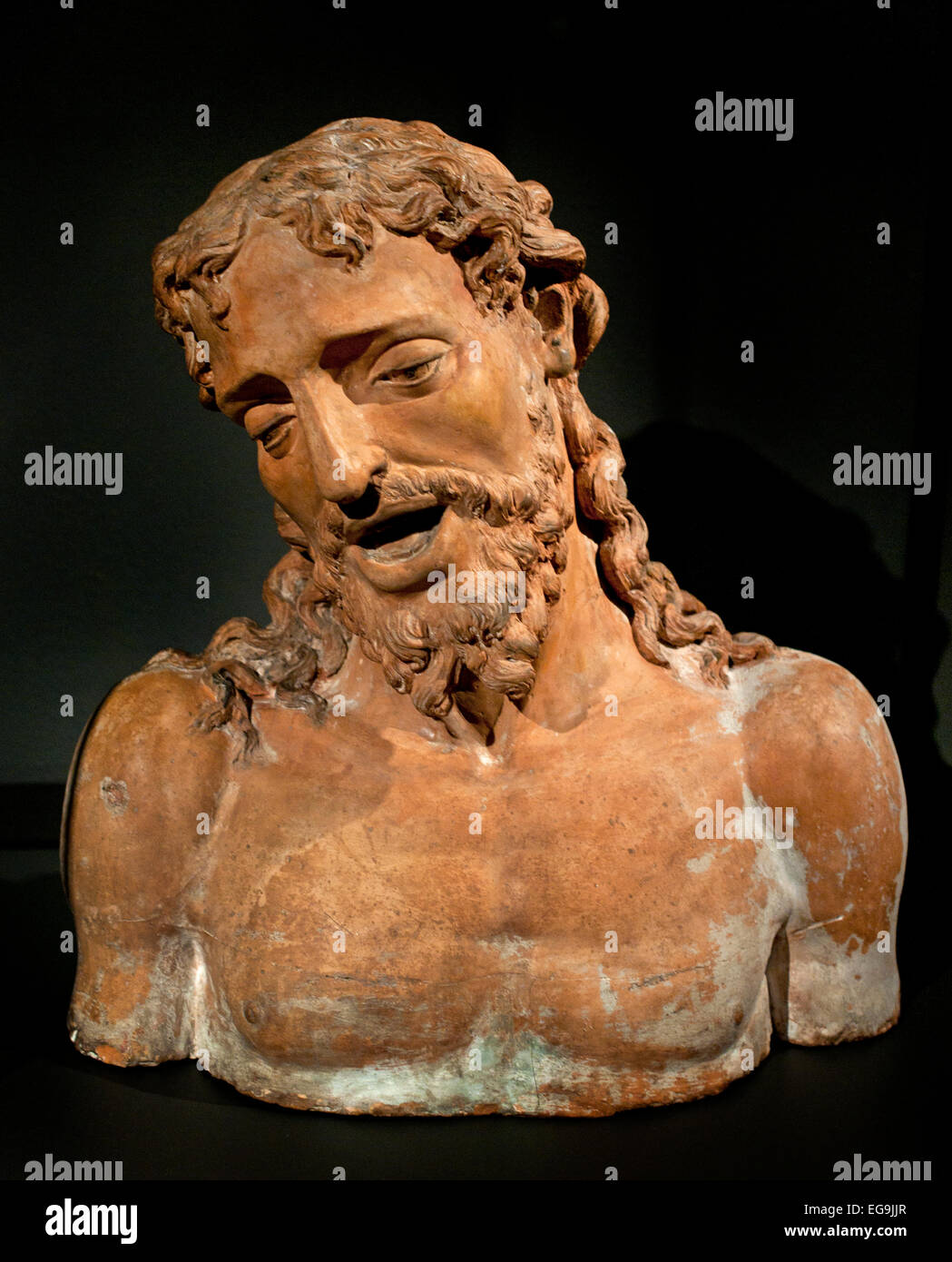 Cristo como varón de dolores c. 1530 Antonio Begarelli, Italia italiano Foto de stock