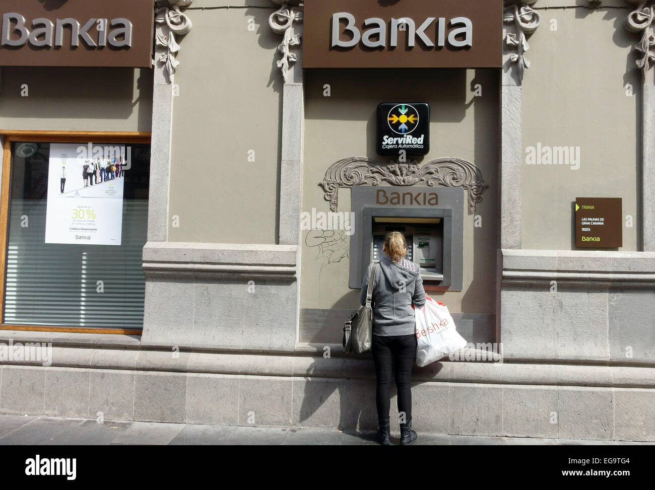 Sucursal del banco español Bankia en Las Palmas de Gran Canaria, Islas  Canarias, España Fotografía de stock - Alamy