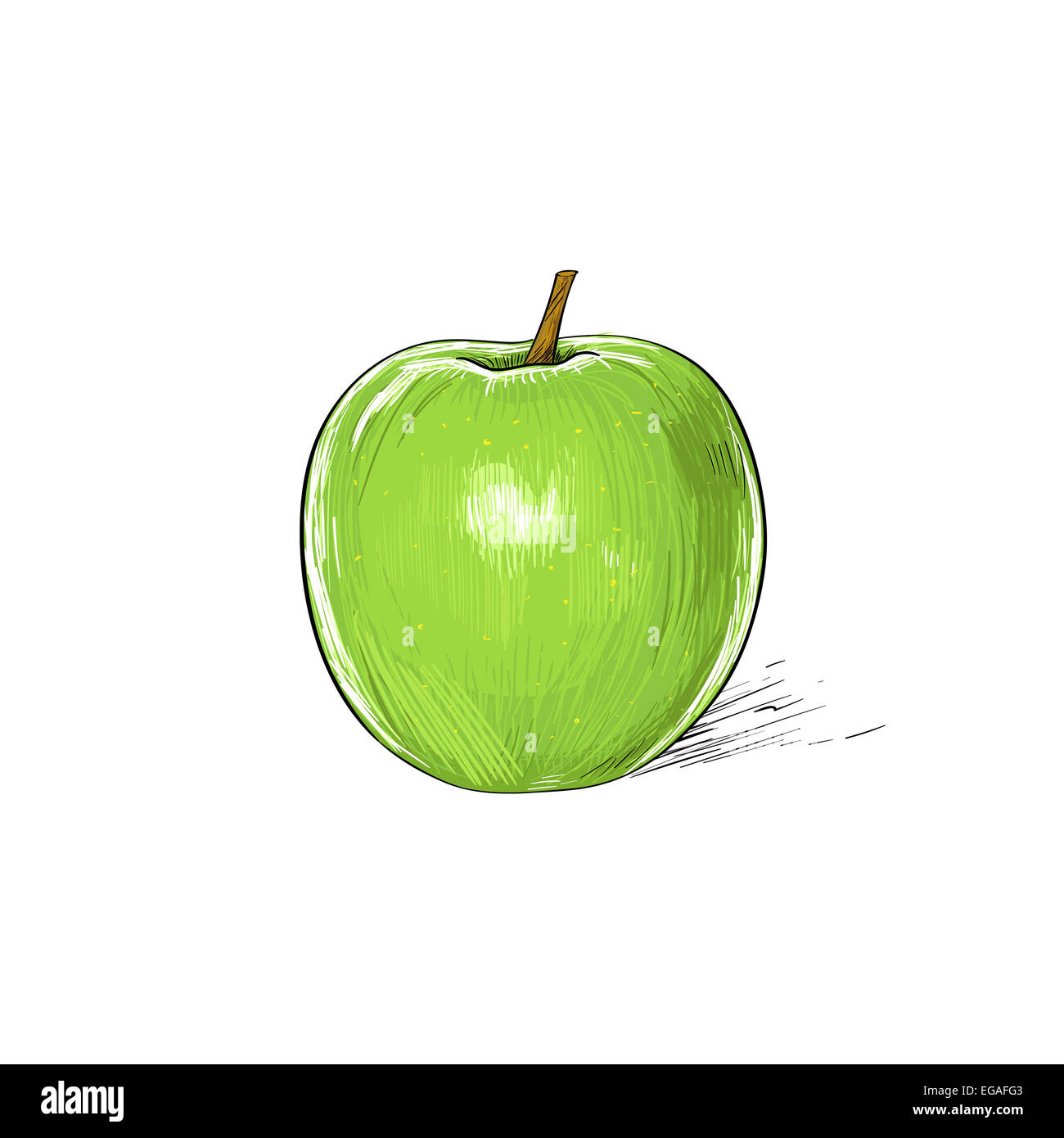 Dibujo de manzana fotografías e imágenes de alta resolución - Alamy