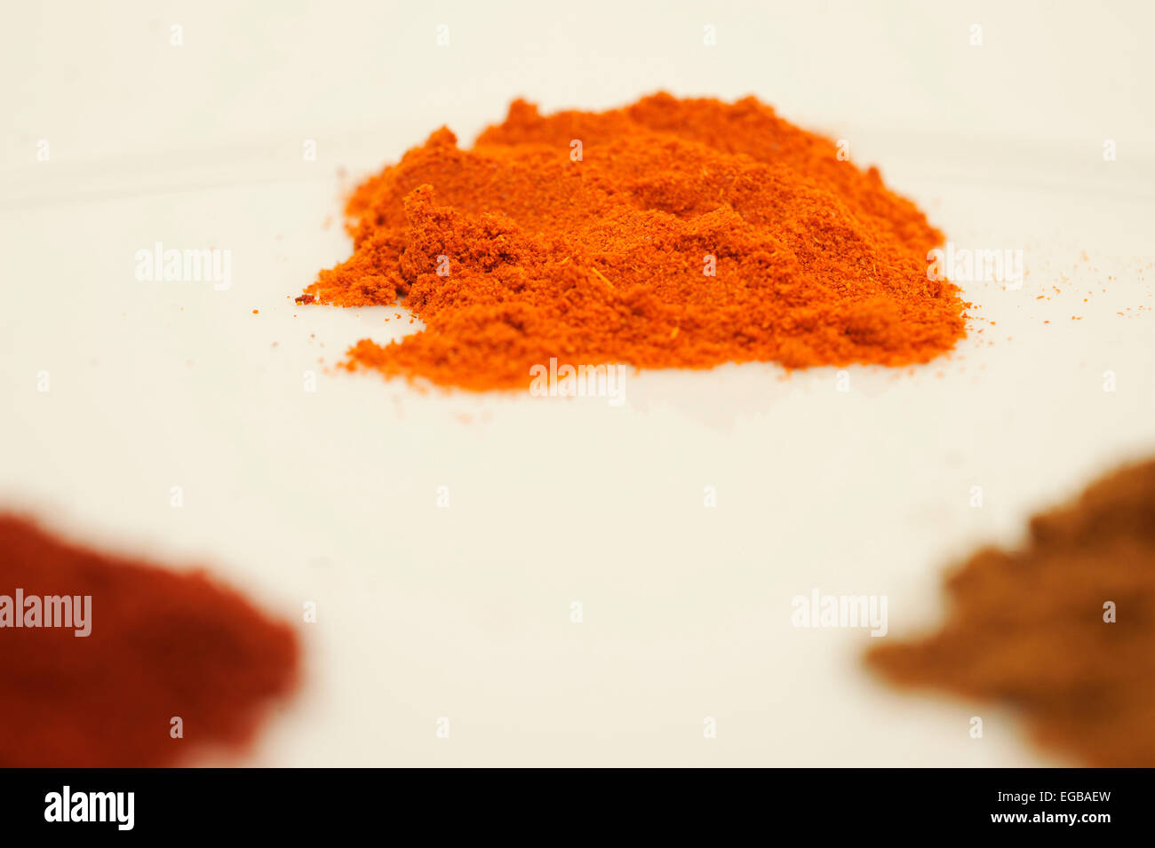 Hot Chili en polvo Foto de stock
