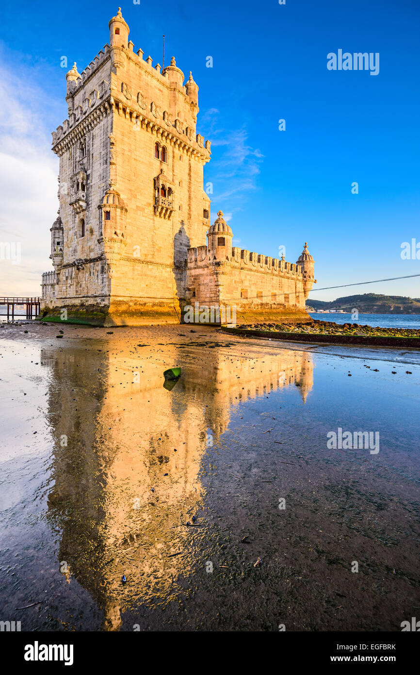 Torre de Belem en Belem, Lisboa, Portugal Fotografía de stock - Alamy