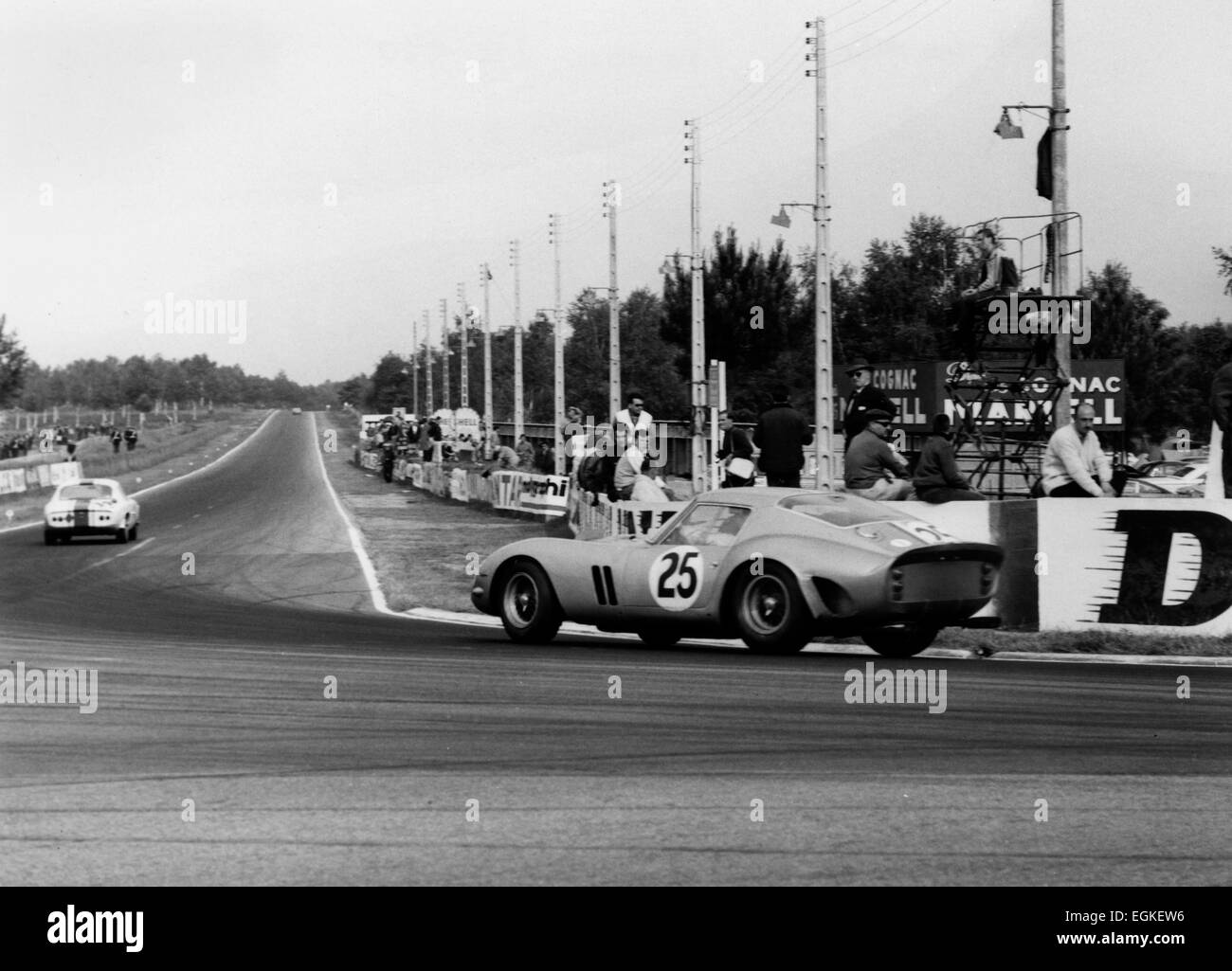 Ferrari 250 GTO 1963 Le Mans. Dumay-Dernier. 4ª posición en la clasificación de pilotos. Foto de stock