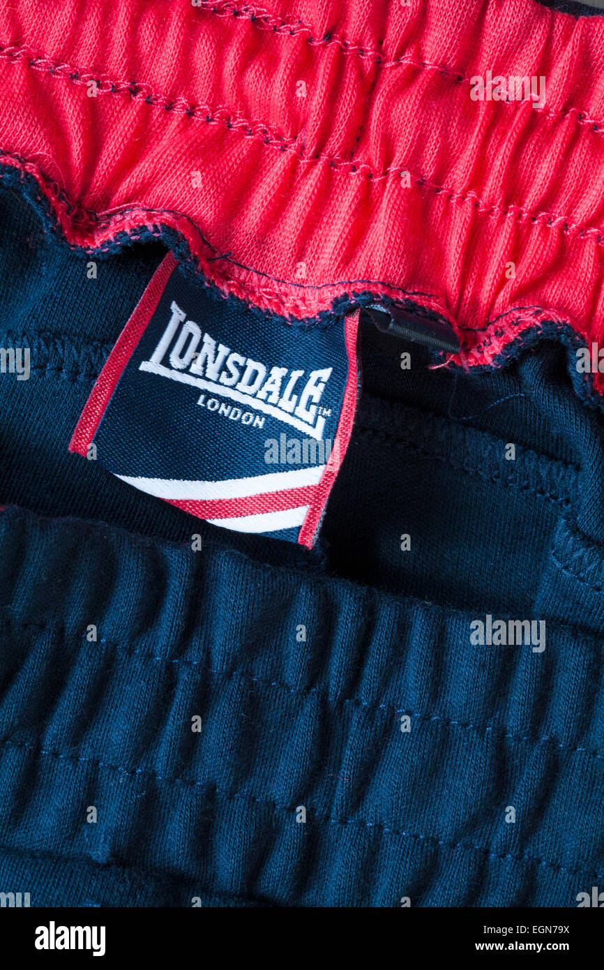 Lonsdale London label en chándal bottoms Fotografía de stock - Alamy