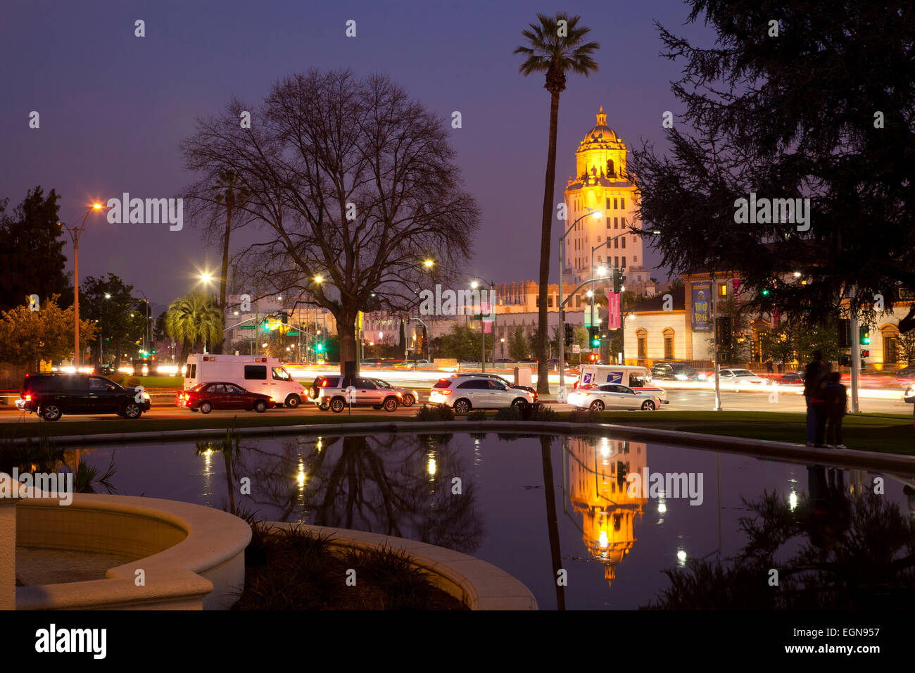 Ayuntamiento, Beverly Hills, California Foto de stock