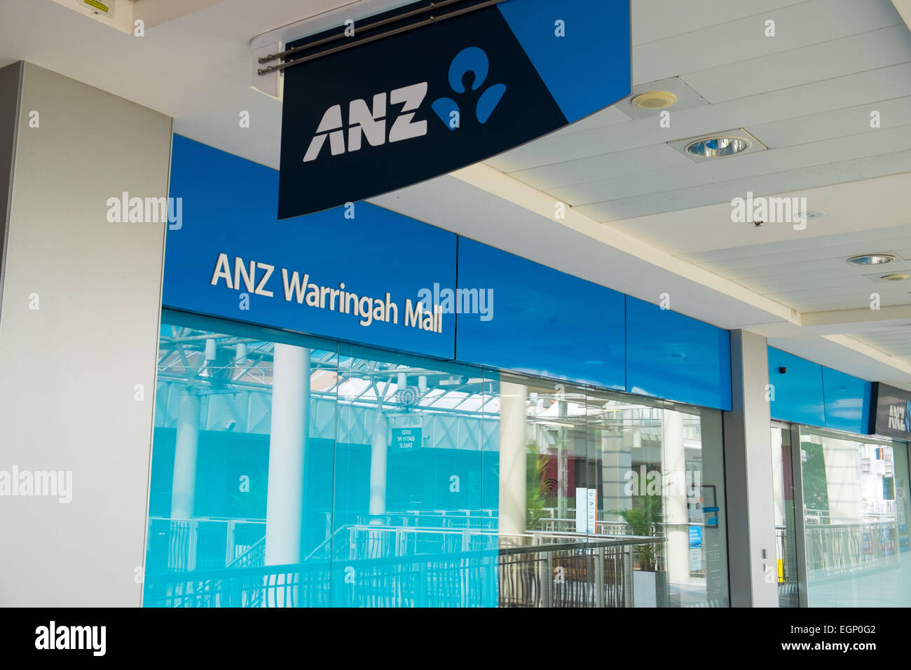 Rama de la ANZ BANK dentro