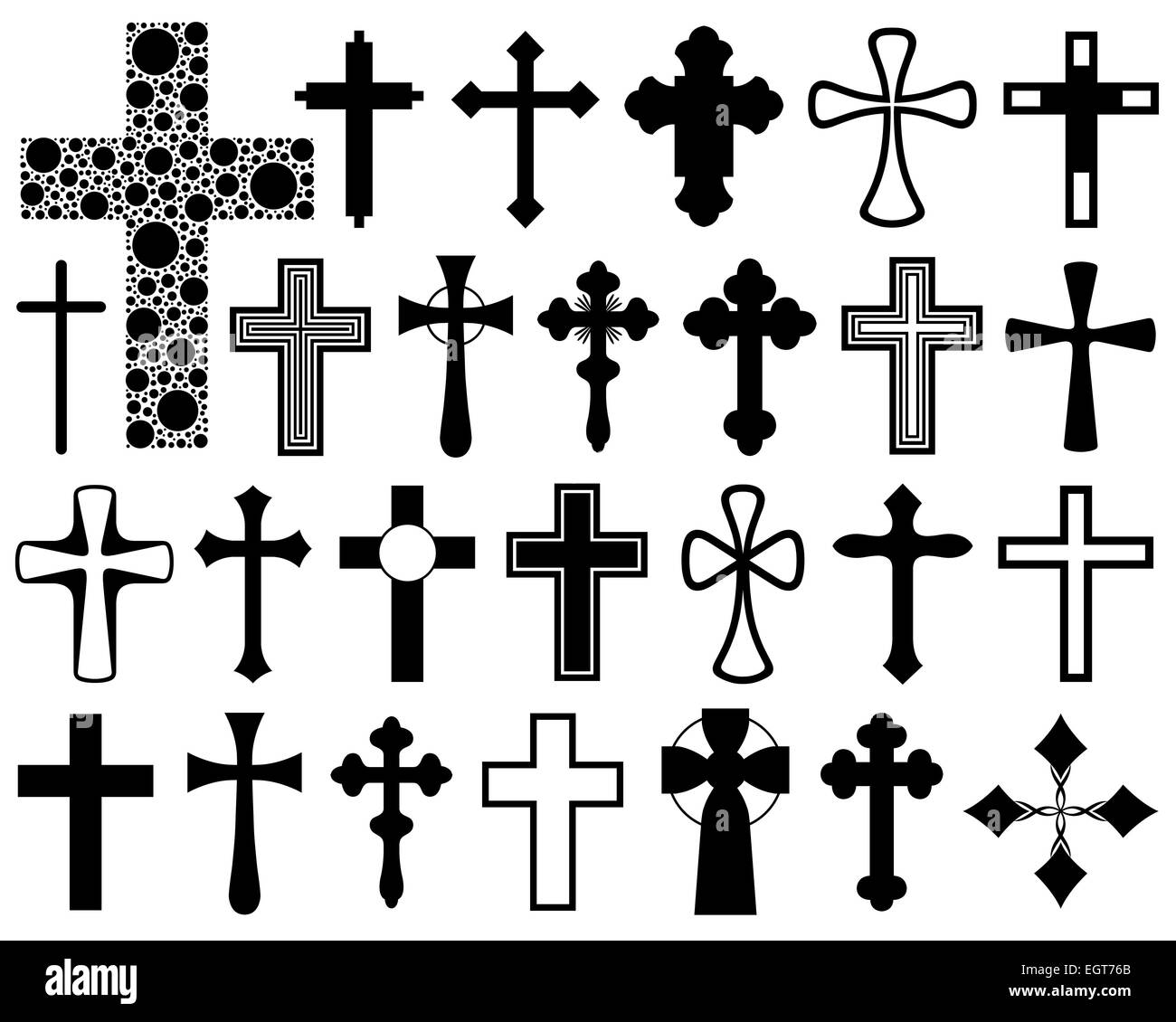 Cristo en la cruz dibujo blaco y negro fotografías e imágenes de alta