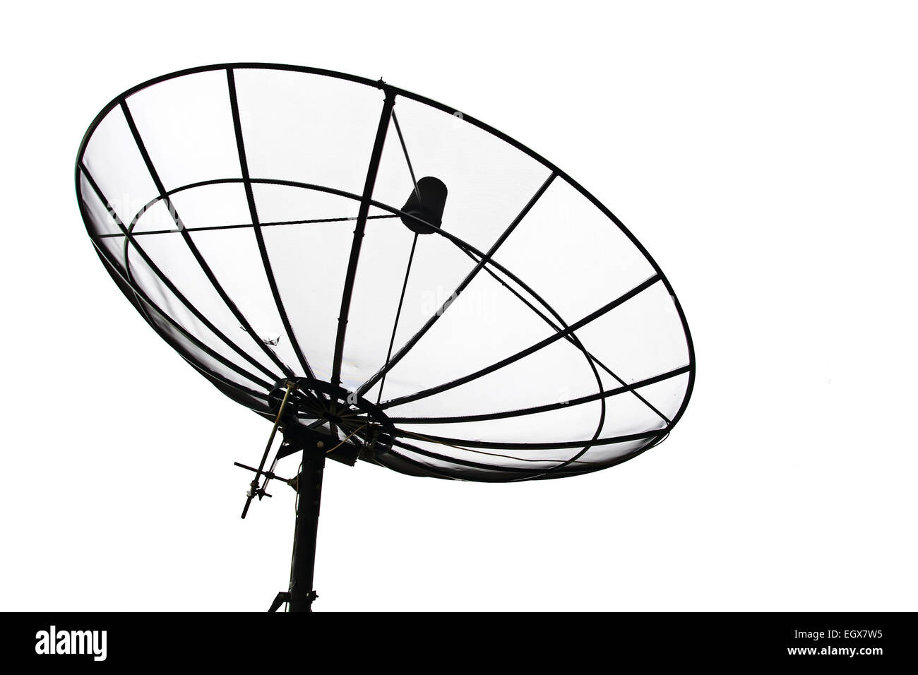 Televisión Por Satélite O Internet Concepto Antena Parabólica 3d Render En  Blanco Sin Sombra Stock de ilustración - Ilustración de sombra, satélite:  174755514