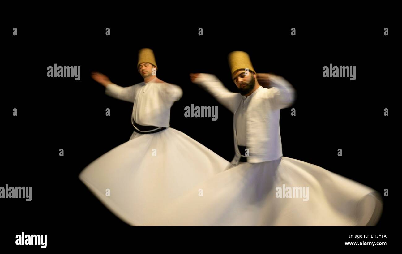 Turquía, Estambul, Sema, derviches Sufi Foto de stock