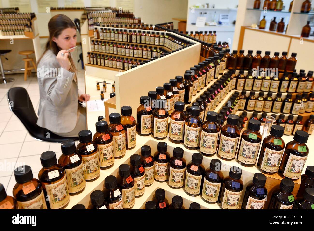 Francia, Alpes Maritimes, Grasse, Studio des Fragrances Galimard