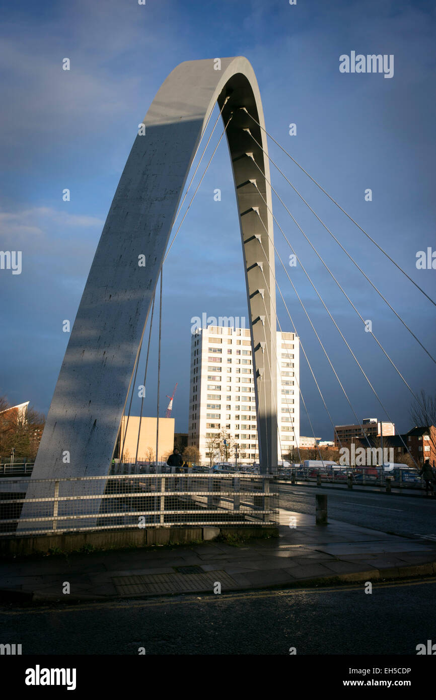 El puente de arco Hulme Hulme, Manchester Foto de stock