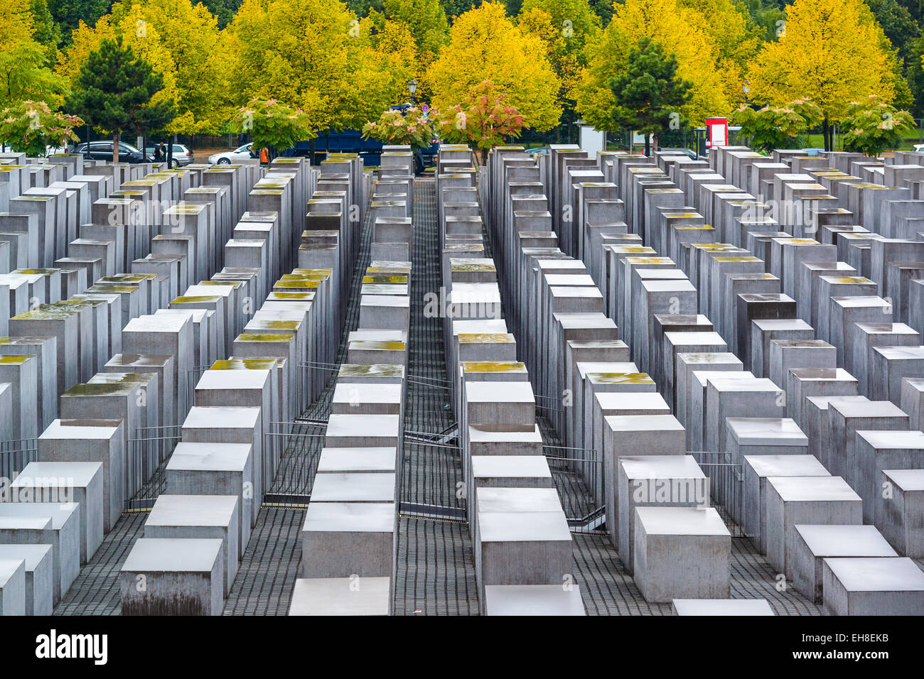 Berlín, Alemania en el Holocausto monumentos. Foto de stock